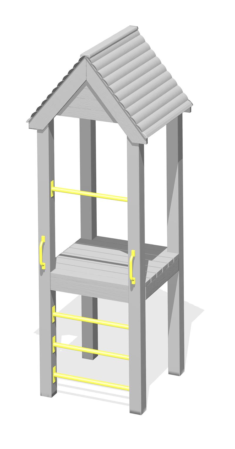 Technical render of a Ladder Climb (1200mm)